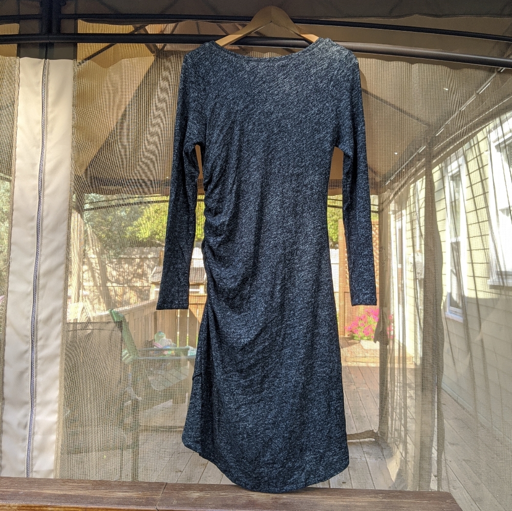 🍃Sunday In Brooklyn Soft Gray Dress Knit New - Picture 6 of 11